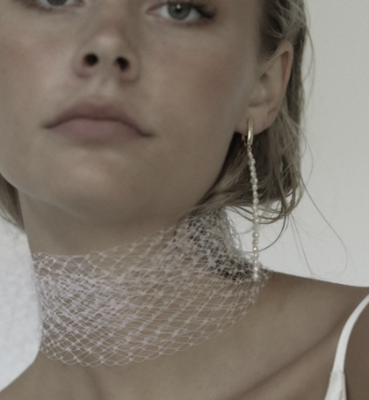 A.B. Ellie Mini Reed Pearl Strands - sample for sale -  by A B Ellie / HDWR #1 default Pearl thumbnail