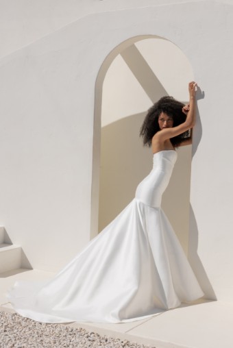 Alyssa Kristin Peyton Trumpet Mikado #0 default Natural White thumbnail