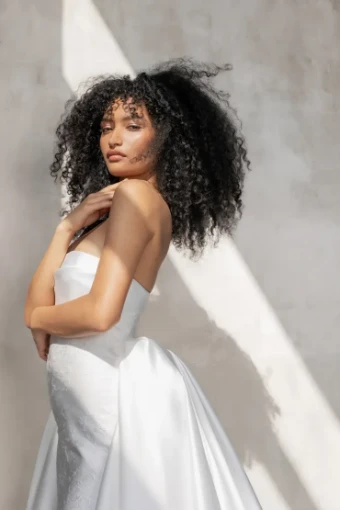 Alyssa Kristin Elle Overskirt by Alyssa Kristin #0 default Natural White thumbnail