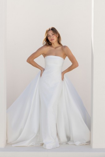 Alyssa Kristin Elle Overskirt by Alyssa Kristen #1 Natural White thumbnail