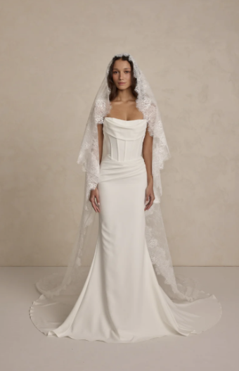 Made With Love Fleur Veil by Made With Love #0 default Ivory thumbnail
