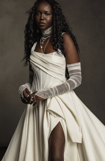 Saint Bridal Verona Gloves #1 default Off White thumbnail