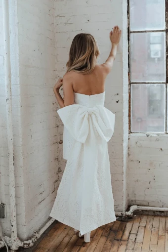 Untamed Petals Soho Mini Dress (sample for sale) by Untamed Petals #2 Light Ivory thumbnail