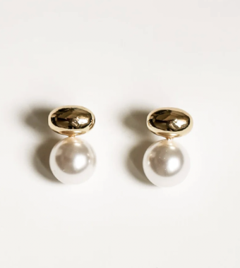 A.B. Ellie Orb x Pearl Sphere Earring #2 default Silver thumbnail
