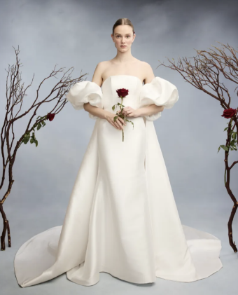 Roses by Reem Acra Rose Beauty Cape by Roses by Reem Acra #0 default Cream thumbnail