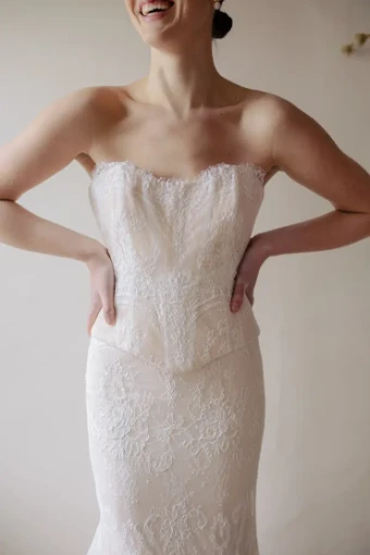 Theodora James Margaux Skirt by Theodora James #0 default White Nude thumbnail