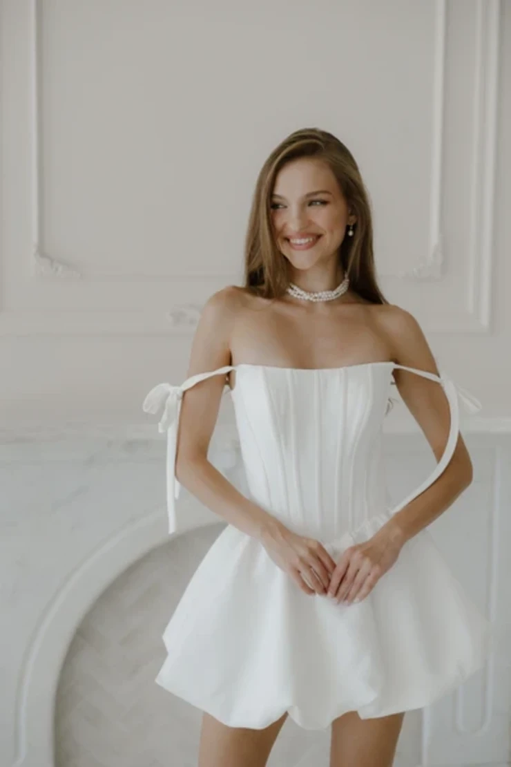 little white dress bridal Little White DressAzazie