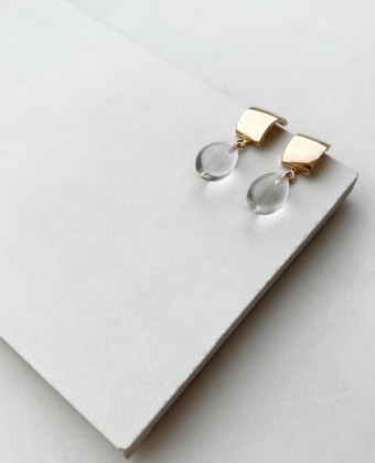 A.B. Ellie Mini Glass Drop by A B Ellie / HDWR #0 default Gold thumbnail