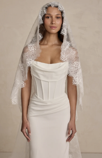 MWL Fleur Veil by MWL #1 Ivory thumbnail