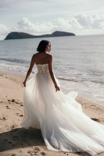 Alena Leena Begonia Tulle Overskirt #1 default As Sampled thumbnail