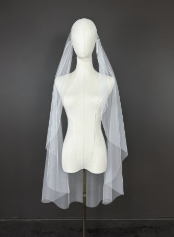 Sara Gabriel Headpieces Mary Veil #2 default White thumbnail