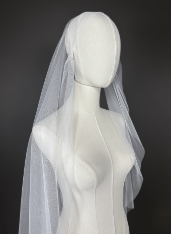 Sara Gabriel Headpieces Mary Veil #0 default White thumbnail
