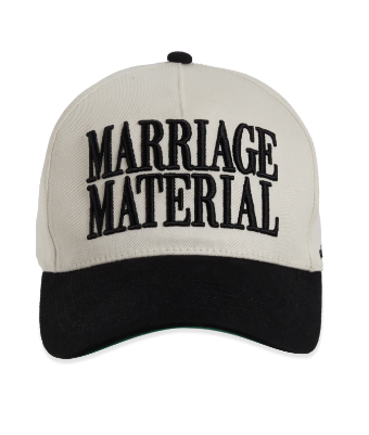 Bridemerch Marriage Material Trucker Hat BLACK by BRIDEMERCH #0 default Black thumbnail