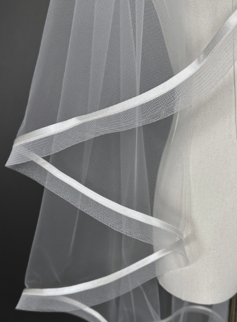 Sara Gabriel Headpieces Diana Veil by Sara Gabriel #0 default Pale Ivory/Horse Hair thumbnail