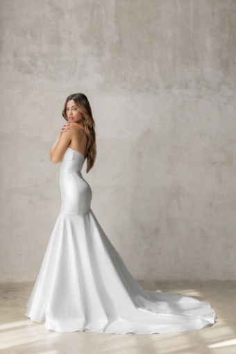 Alyssa Kristin Peyton Trumpet Mikado by Alyssa Kristin #2 default Natural White thumbnail