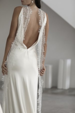 A.B. Ellie Lace Necktie (wide) #3 default Light Ivory thumbnail