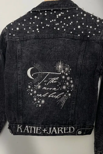 Heirloom Bridal Company To the Moon Denim Jacket #0 default Classic Blue Denim thumbnail