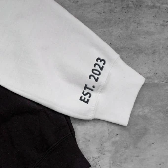 Heirloom Bridal Company Embroidered Sweatshirt - Custom - #2 White thumbnail