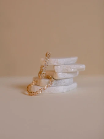 Hushed Commotion Monroe earring - sample for sale - #1 Champagne/Silver thumbnail