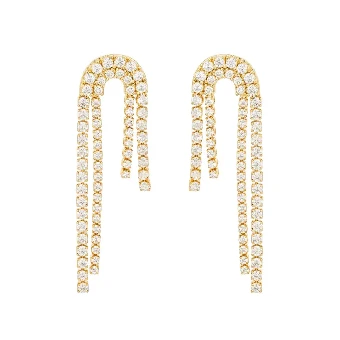 Mod and Jo Khloe Arch Statement Earring #0 default Gold thumbnail