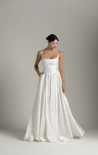 Aesling Amelie Basque (satin) #0 default Off White thumbnail