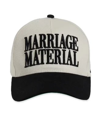 Bridemerch Marriage Material Trucker Hat BLACK #0 default Black thumbnail