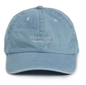 Bridemerch Marriage Material Dadhat #0 default Vintage Denim thumbnail