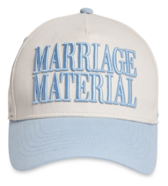 Bridemerch Marriage Material Trucker Hat SOMETHING BLUE #0 default Something Blue thumbnail