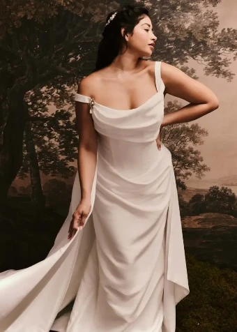 House of Renhue Loren Curvy #1 Silk White thumbnail
