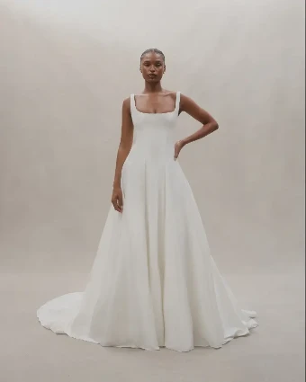 Alexandra Grecco Claude (silk shantung) #0 default Off White thumbnail