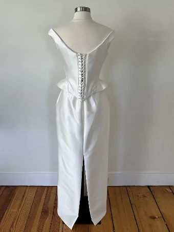 Katherine Tash Sale Paloma Corset (smooth) & Column Skirt #6 default Warm White thumbnail