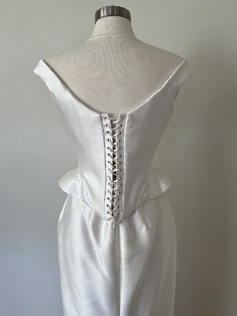 Katherine Tash - Sale Paloma Corset (smooth) & Column Skirt #5 Warm White thumbnail