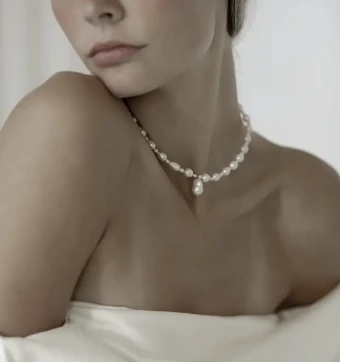 A.B. Ellie Demi Baroque Pearl Necklace from A.B. Ellie #0 default Pearl thumbnail