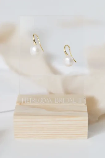 Heirloom Bridal Company Julia Earring #0 default Gold thumbnail