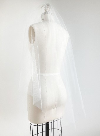 Sara Gabriel Headpieces Brenda Veil #0 default White thumbnail