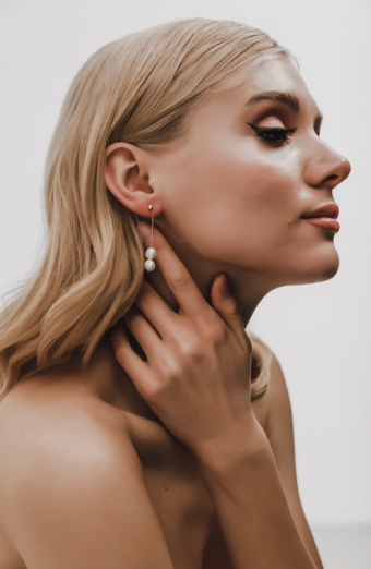 Heirloom Bridal Company Elena Earring #0 default Gold thumbnail