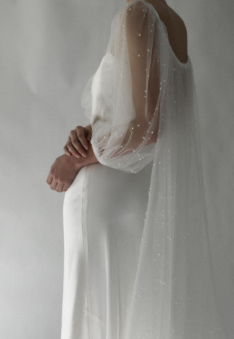 A.B. Ellie Harlow Cape by A B Ellie / HDWR #0 default Light Ivory thumbnail