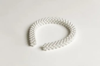 A.B. Ellie Perla Headband by A B Ellie / HDWR #1 Pearl thumbnail