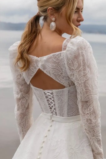 Rebecca Schoneveld McKenzie Sleeves #1 default Light Ivory thumbnail