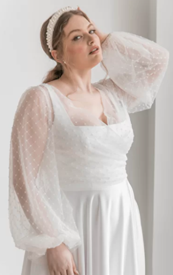 Rebecca Schoneveld Desiree Top #0 default Natural White thumbnail