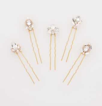 Sara Gabriel Headpieces Juliet Pins #0 default Gold thumbnail