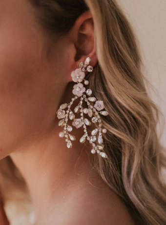 Untamed Petals Wexler Earring #0 default Gold Only thumbnail