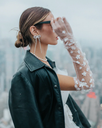 Untamed Petals Valiant Sheer Gloves by Untamed Petals #0 default White thumbnail