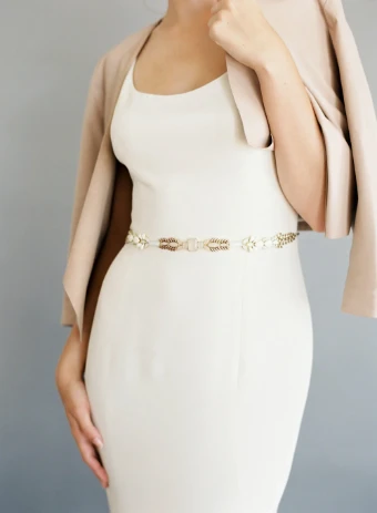 Hushed Commotion Piper Sash #1 default Ivory thumbnail