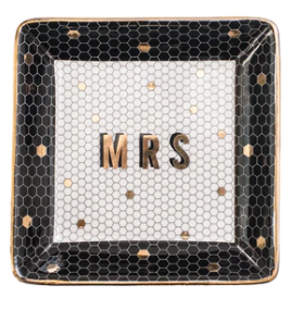 Sweet Water Decor Mrs. Tile Tray by Sweet Water Decor #0 default Black thumbnail