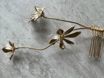 A.B. Ellie Ivy Branch Hair Comb by A B Ellie / HDWR #0 default Gold thumbnail