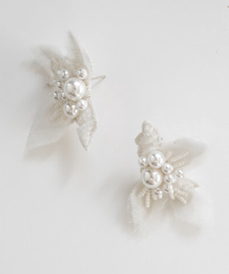 A.B. Ellie Lexi Stud Earring #0 default Off White thumbnail