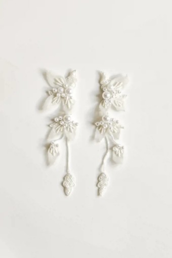 A.B. Ellie Lola Tier Earring #0 default Off White thumbnail