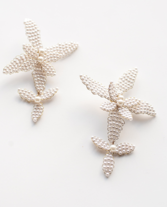 A.B. Ellie Harley Earrings by A B Ellie / HDWR #0 default Off White thumbnail