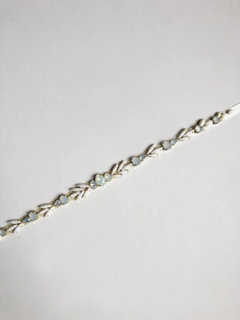 Hushed Commotion Heather Belt by Hushed Commotion #2 Alabaster/Moonstone/Crystal thumbnail